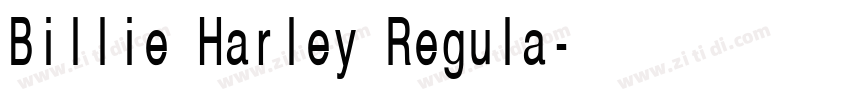 Billie Harley Regula字体转换